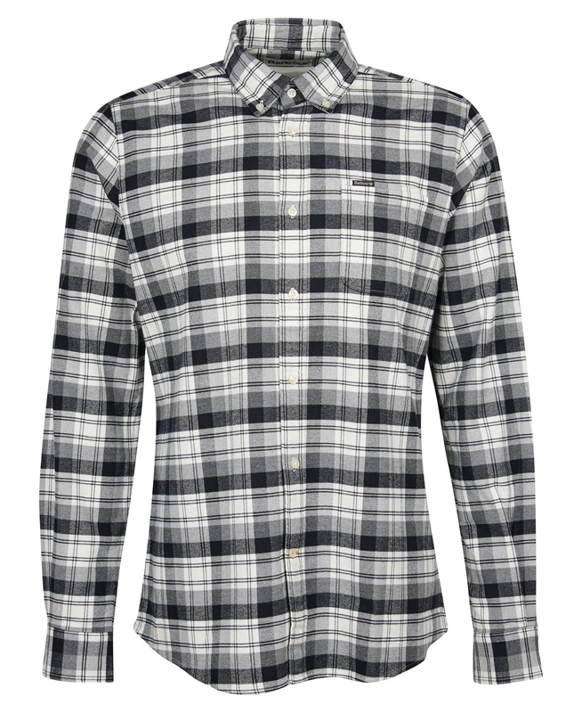 Barbour Stonewell Tailored Fit Férfi Ingek Szürke | 315869-NGV