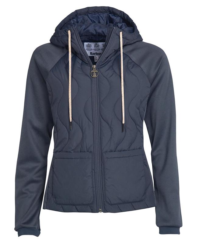 Barbour Strathmore Női Pulóverek Sötétkék | 619304-AVQ