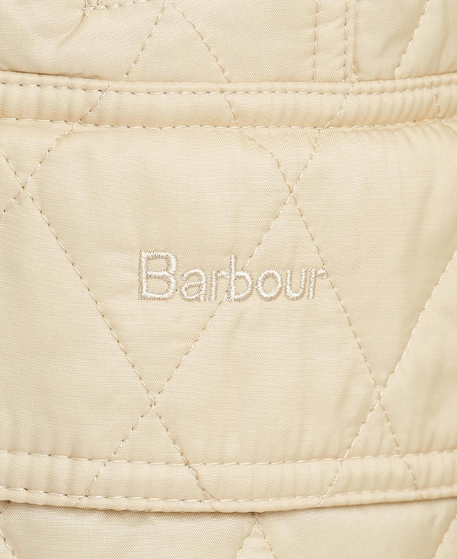 Barbour Summer Beadnell Női Vattázott Kabát Krém | 507921-SXI