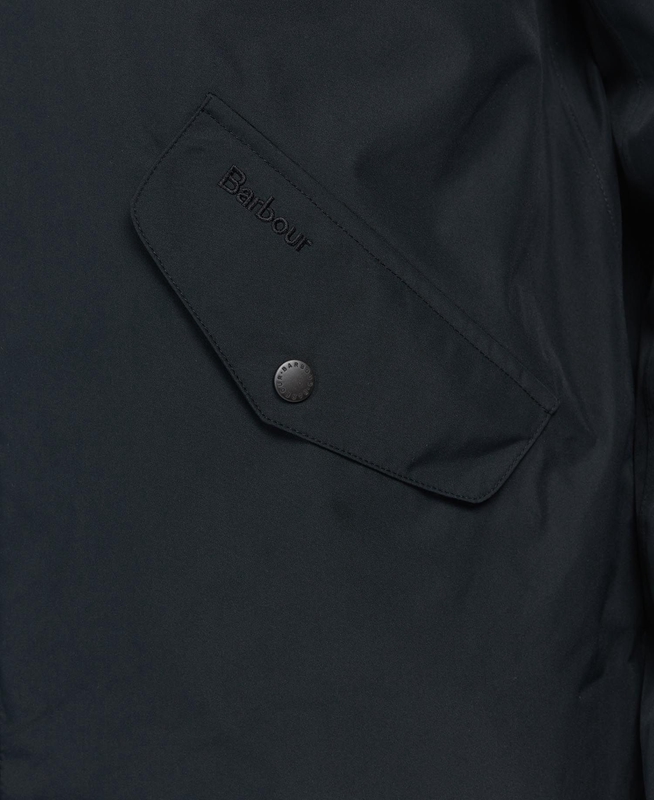 Barbour Summer Chelsea Férfi Vízálló Kabát Fekete | 061574-UJV