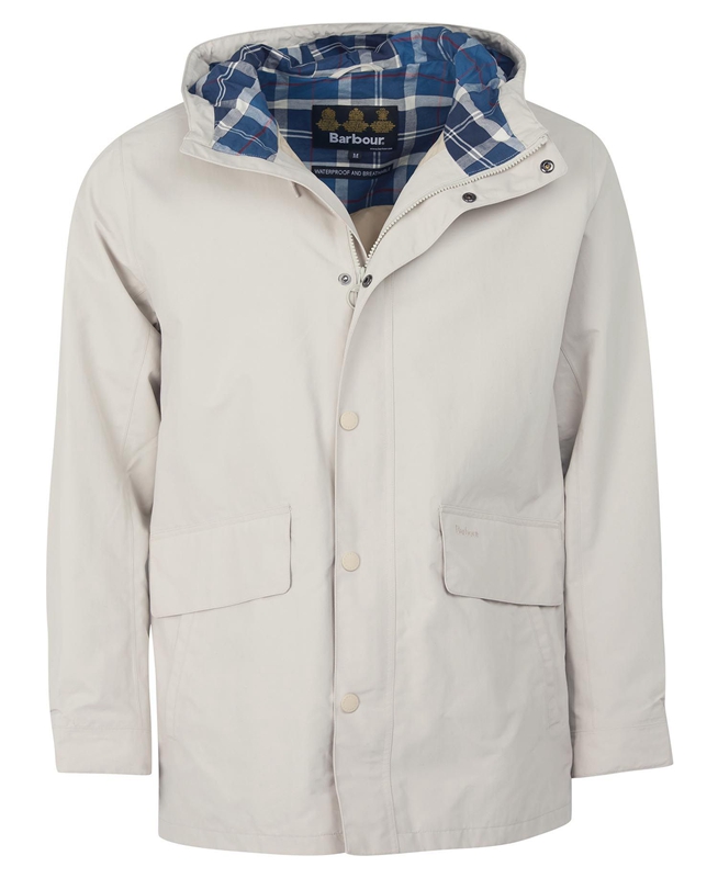 Barbour Summer City Parka Férfi Vízálló Kabát Bézs | 053291-VZL