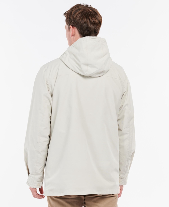 Barbour Summer City Parka Férfi Vízálló Kabát Bézs | 053291-VZL