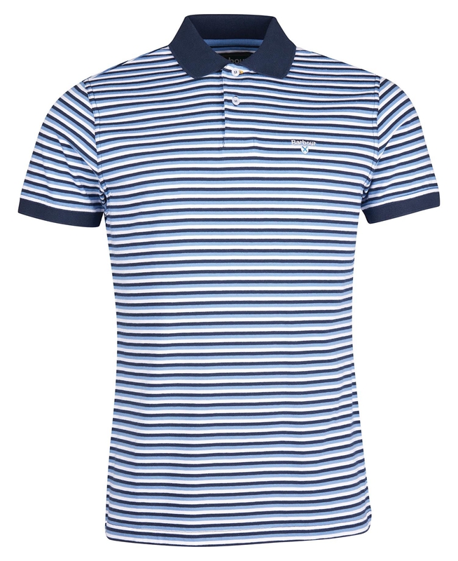 Barbour Swinden Férfi Polo shirts Kék | 018763-PTW