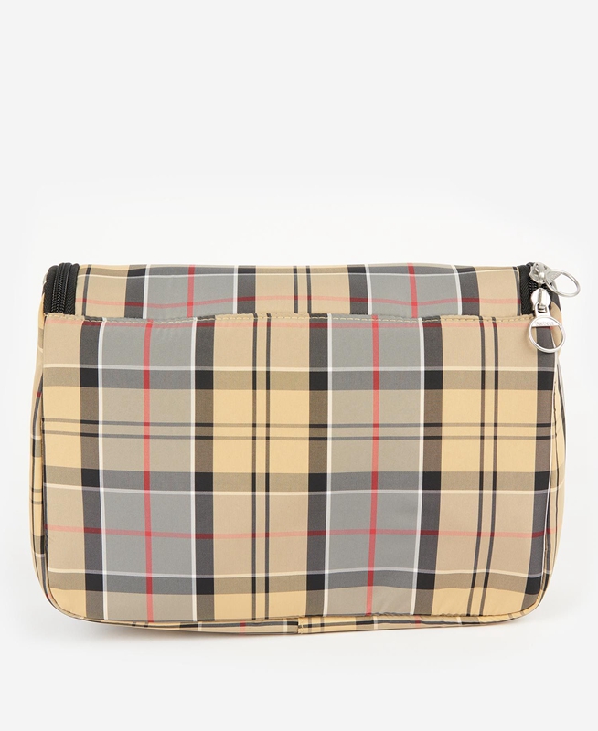 Barbour Tartan Hanging Washbag Férfi Táska Bézs | 549327-QFJ