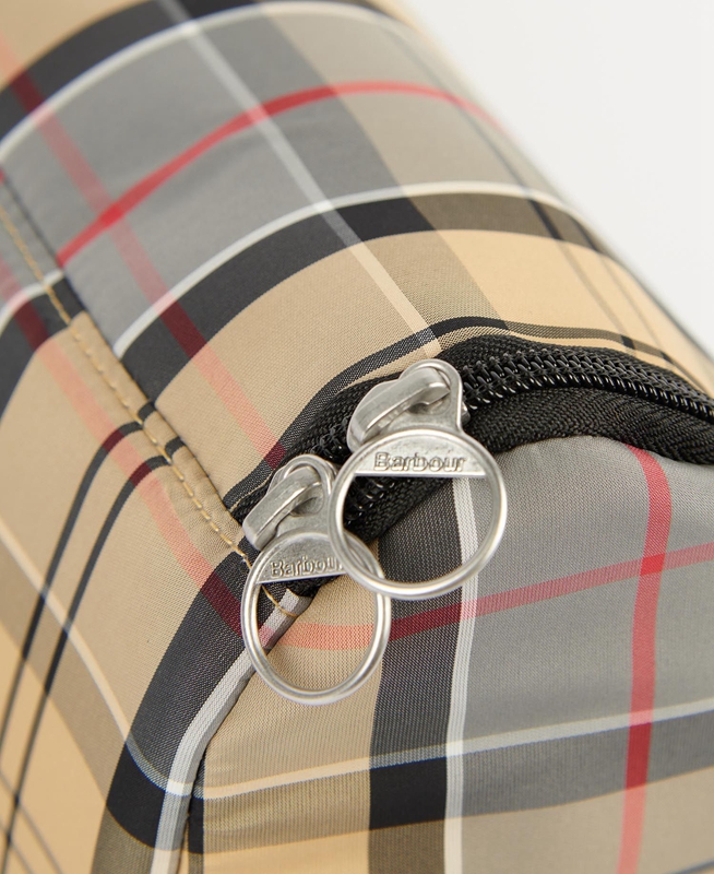 Barbour Tartan Hanging Washbag Férfi Táska Bézs | 549327-QFJ