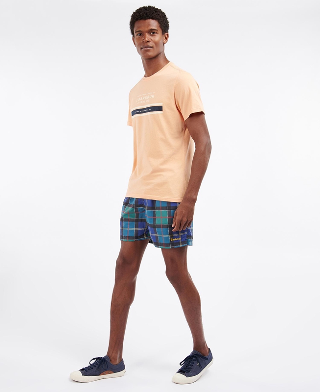 Barbour Tartan Swim Férfi Nadrág Színes | 058123-XLN