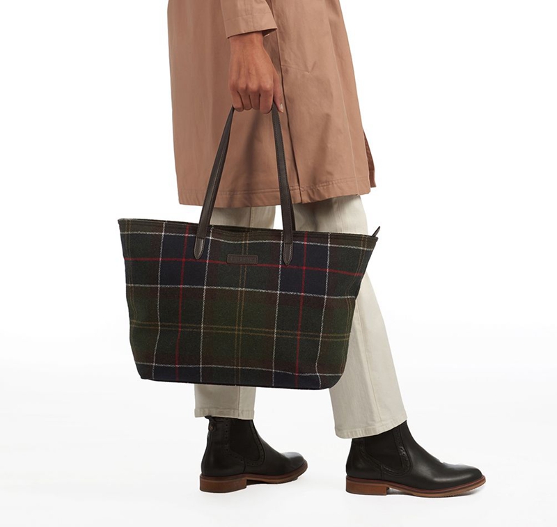 Barbour Tasche Witford Tartan Tote Női Táska Színes | 758912-ZLV