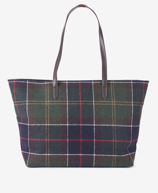 Barbour Tasche Witford Tartan Tote Női Táska Színes | 758912-ZLV