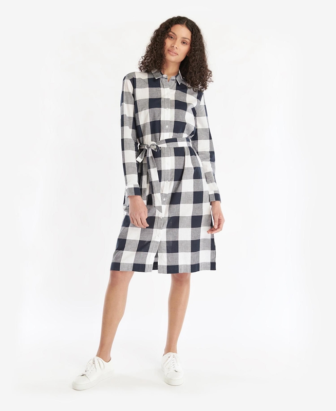 Barbour Tern Check Női Ruha Színes | 972138-QZD