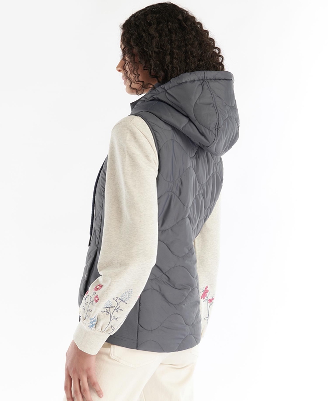 Barbour Thrift Quilted Női Pulóverek Szürke | 052176-BIQ