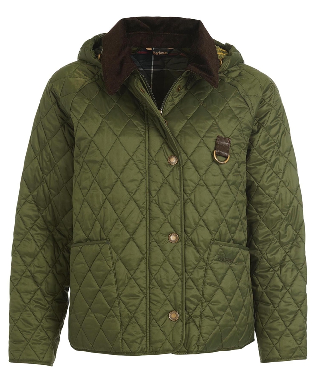 Barbour Tobymory Női Vattázott Kabát Zöld | 813276-FJK