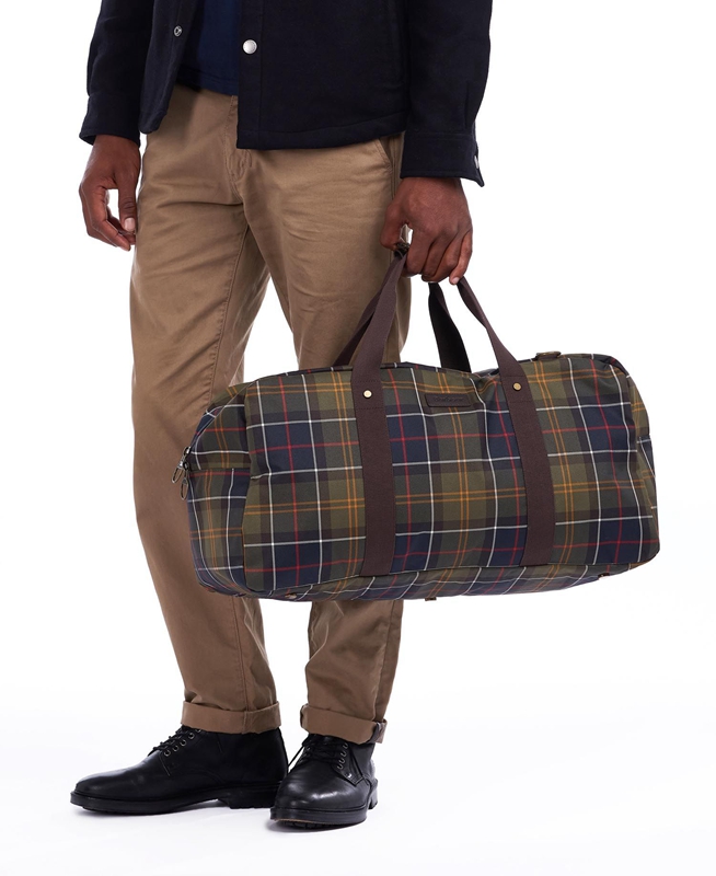 Barbour Torridon Tartan Holdall Férfi Táska Színes | 560389-FWB