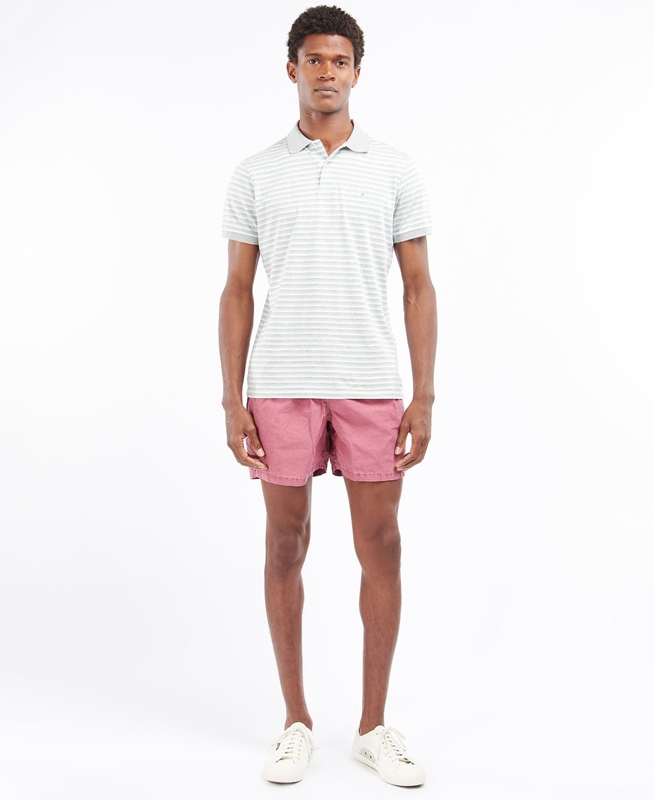 Barbour Turnberry Swim Férfi Nadrág Piros | 469357-YRA