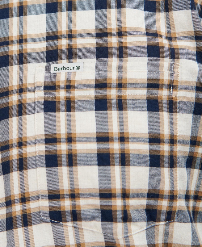 Barbour Turville Regular Fit Férfi Ingek Bézs | 352168-IVS
