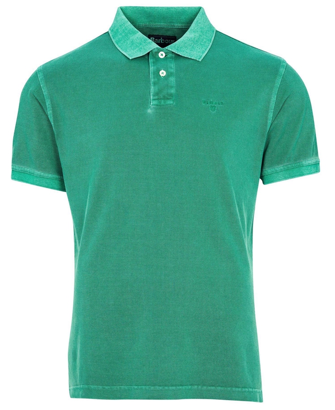 Barbour Washed Sports Férfi Polo shirts Zöld | 834915-PVR