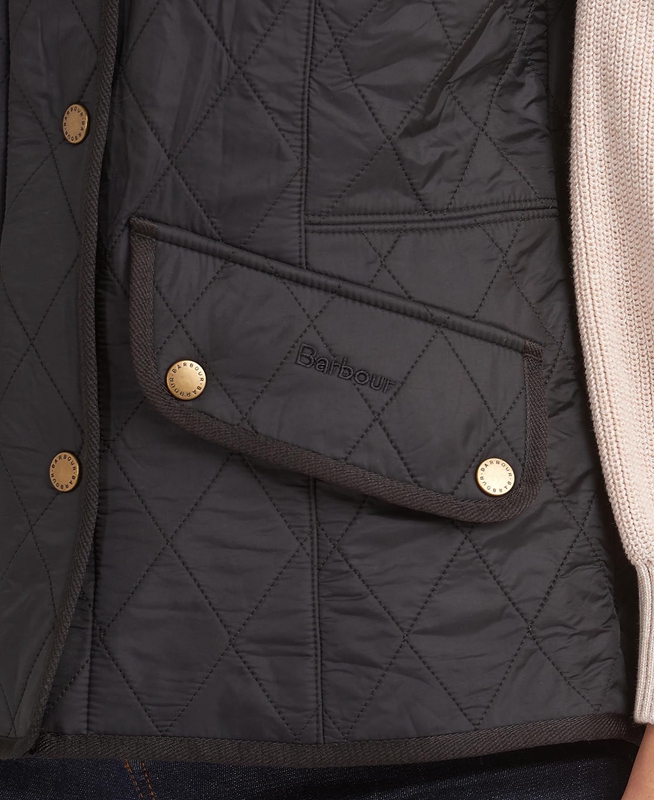 Barbour Weste Cavalry Női Mellény Fekete | 506294-CXH