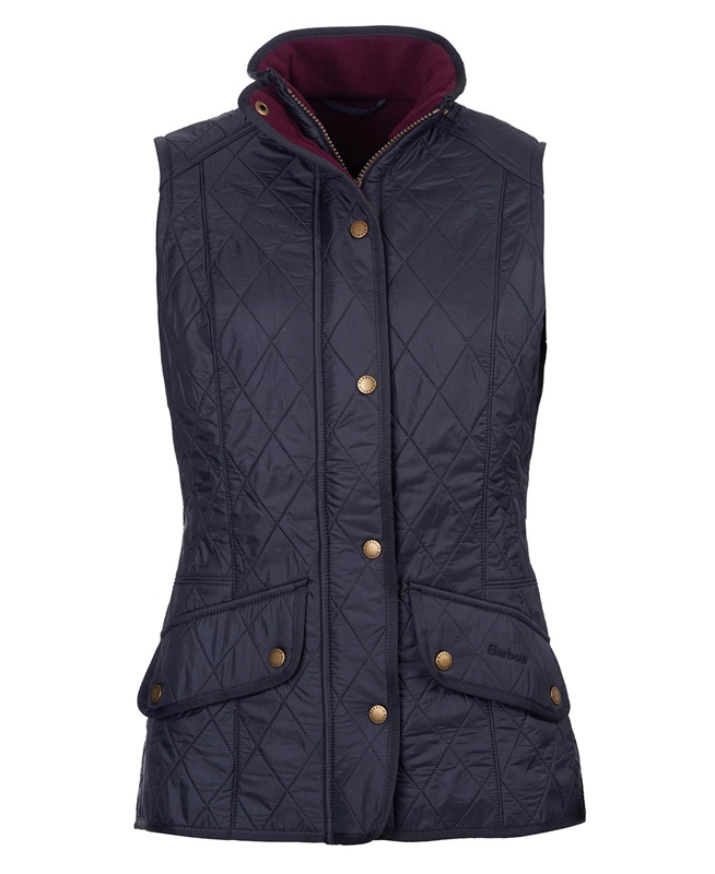 Barbour Weste Cavalry Női Mellény Kék | 143826-FNP