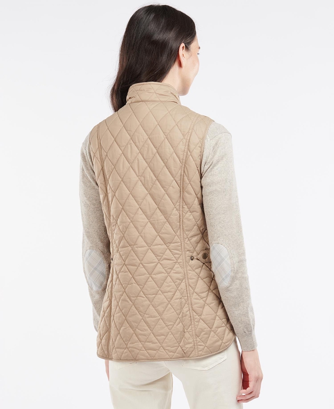 Barbour Weste Otterburn Női Mellény Bézs | 980315-DBL