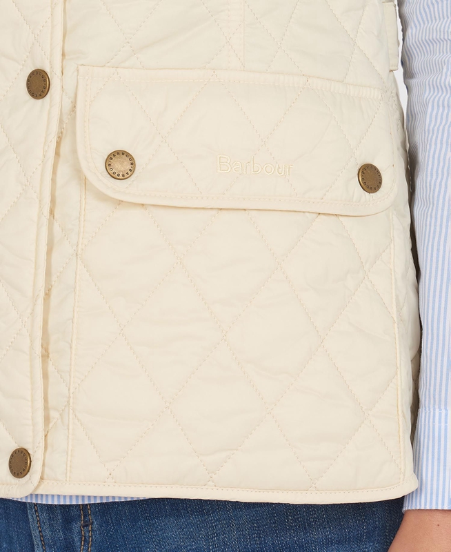 Barbour Weste Otterburn Női Mellény Krém | 167942-DMF
