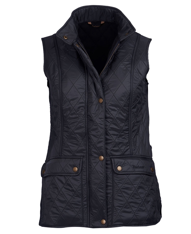 Barbour Weste Wray Női Mellény Fekete | 251390-VEB