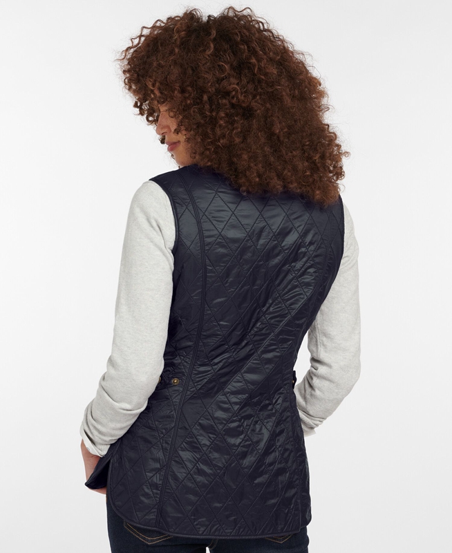Barbour Weste Wray Női Mellény Fekete | 251390-VEB