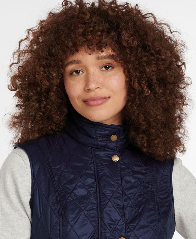 Barbour Weste Wray Női Mellény Kék | 592674-QKB