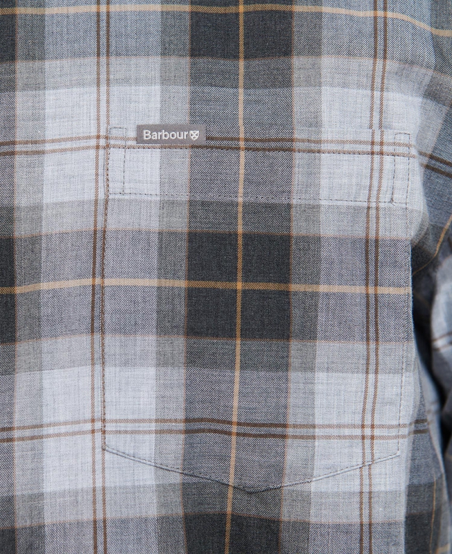 Barbour Wetheram Tailored Férfi Ingek Szürke | 409516-MTJ