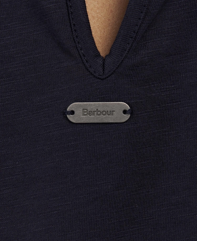 Barbour Willow Top Női Póló Kék | 087463-VJN