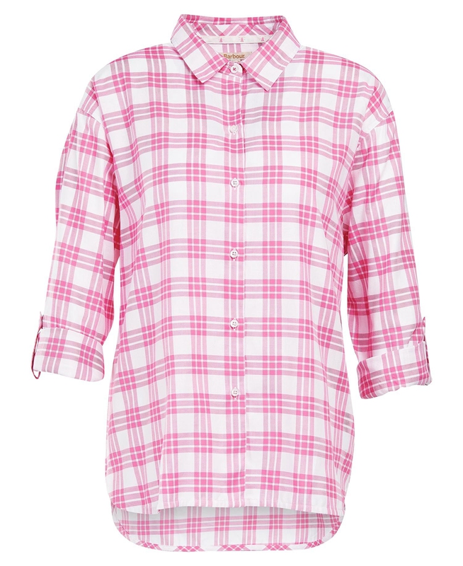Barbour Willowherb Női Ingek Rózsaszín | 420563-MCQ