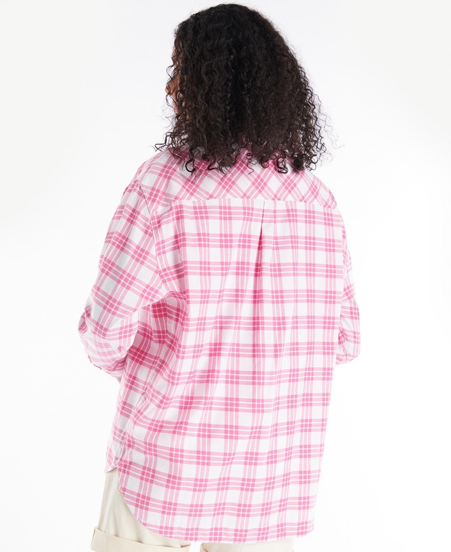 Barbour Willowherb Női Ingek Rózsaszín | 420563-MCQ