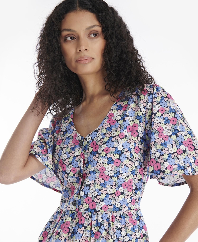 Barbour Willowherb Női Ruha Színes | 473102-BKF