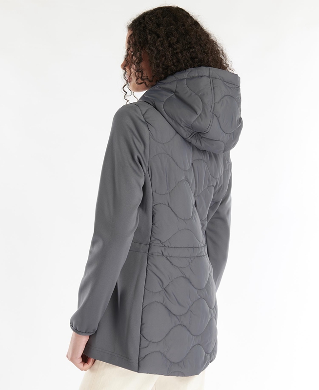 Barbour Willowherb Quilted Női Pulóverek Szürke | 927140-EWN
