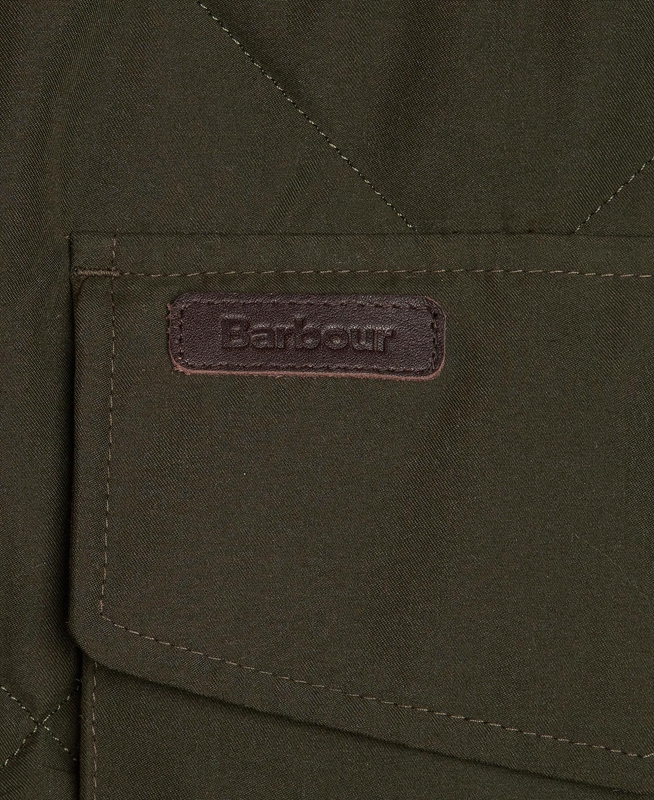 Barbour Winterdale Férfi Mellény Olivazöld | 298150-GWC