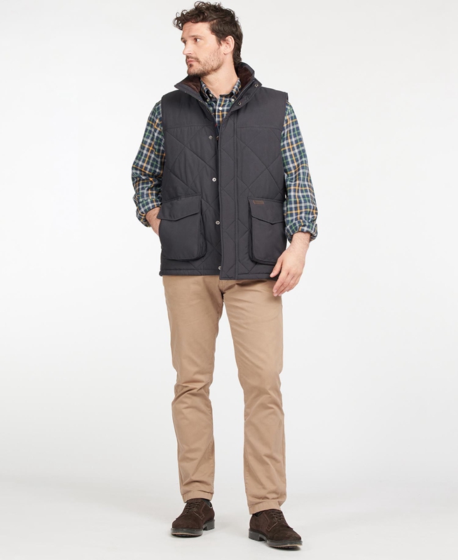 Barbour Winterdale Férfi Mellény Sötétkék | 693720-GEV