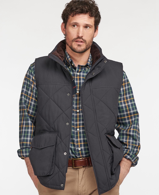 Barbour Winterdale Férfi Mellény Sötétkék | 693720-GEV
