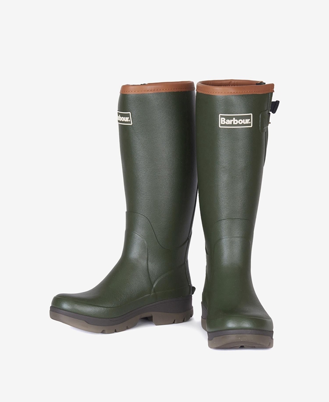 Barbour Womens Tempest Női Csizma Olivazöld | 741503-CWD