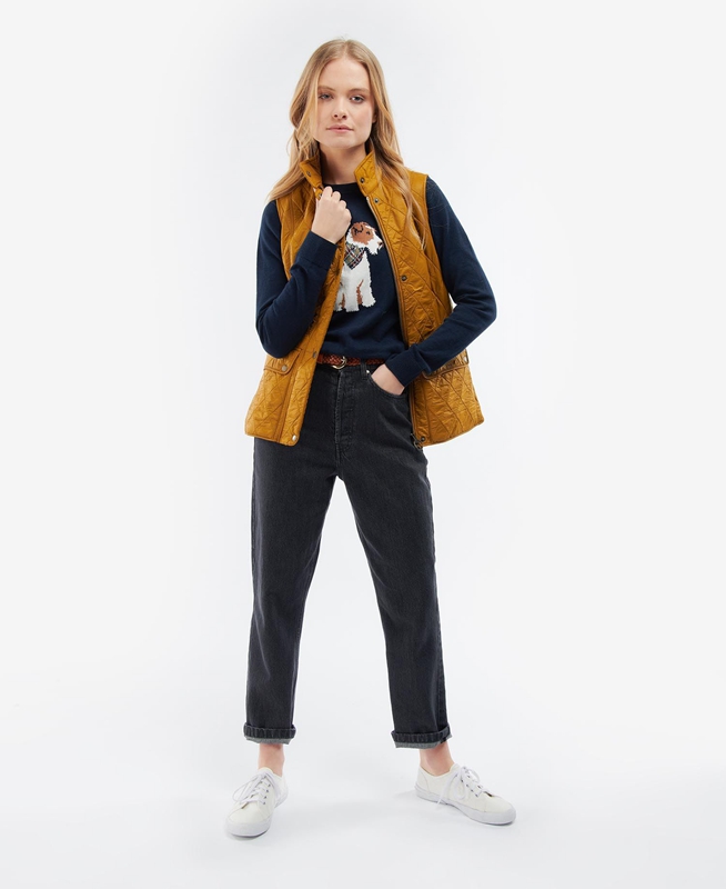 Barbour Wray Női Mellény Narancssárga | 208697-YUH
