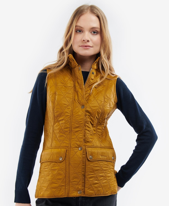 Barbour Wray Női Mellény Narancssárga | 208697-YUH