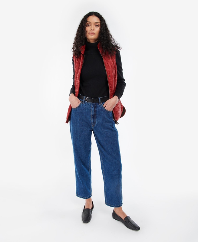 Barbour Wray Női Mellény Piros | 876205-XCO