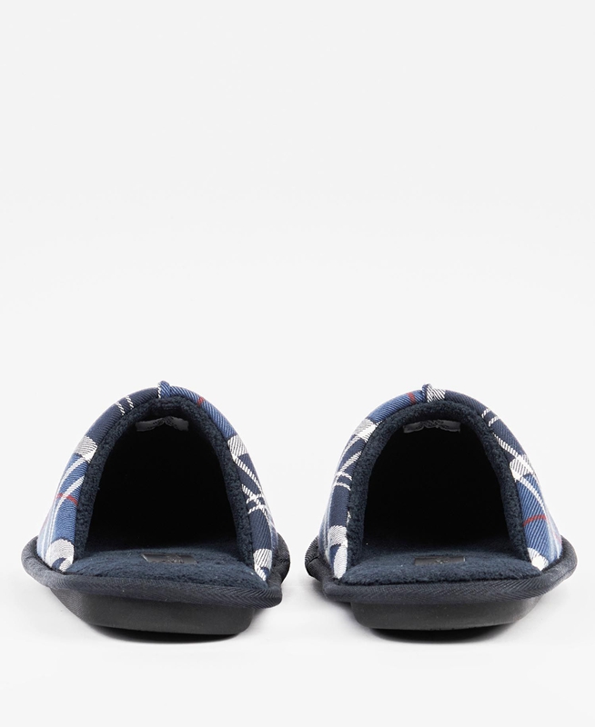 Barbour Young Férfi Papucs Kék | 346078-ENJ