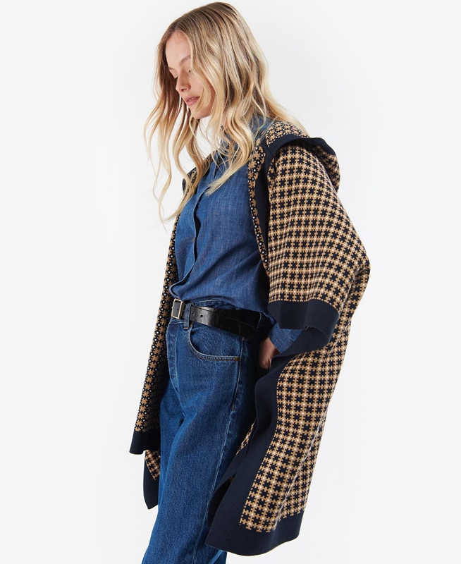 Barbour Zenia Cape Női Pulóverek Színes | 873205-JLZ