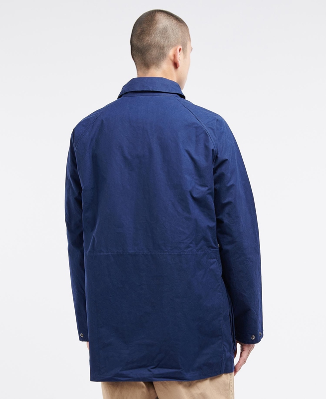 Barbour x Ally Capellino Back Férfi Alkalmi Dzsekik Sötétkék | 148976-WLU