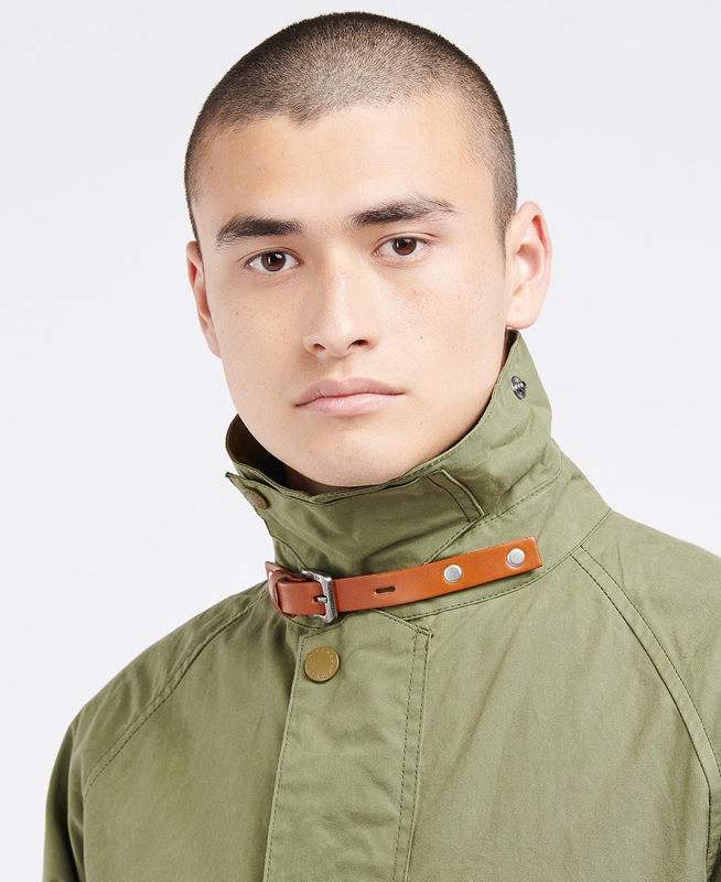 Barbour x Ally Capellino Back Férfi Alkalmi Dzsekik Olivazöld | 364709-QTP