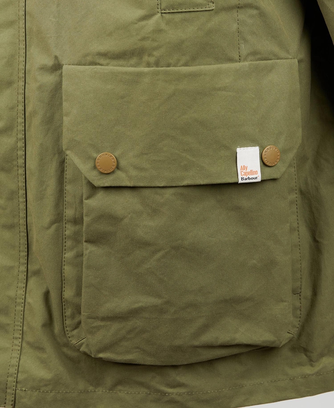Barbour x Ally Capellino Back Férfi Alkalmi Dzsekik Olivazöld | 364709-QTP