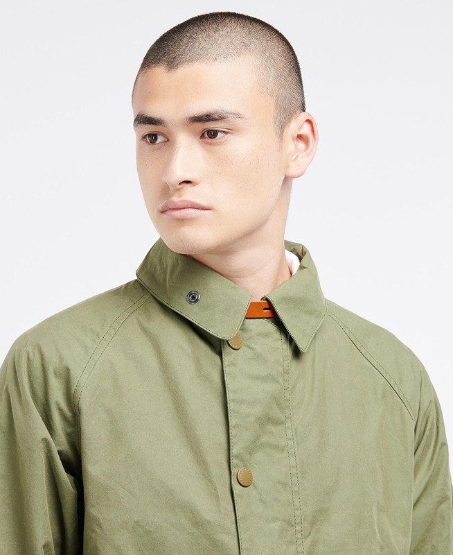 Barbour x Ally Capellino Back Férfi Alkalmi Dzsekik Olivazöld | 364709-QTP