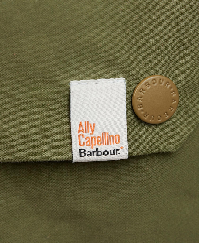 Barbour x Ally Capellino Back Férfi Alkalmi Dzsekik Olivazöld | 364709-QTP