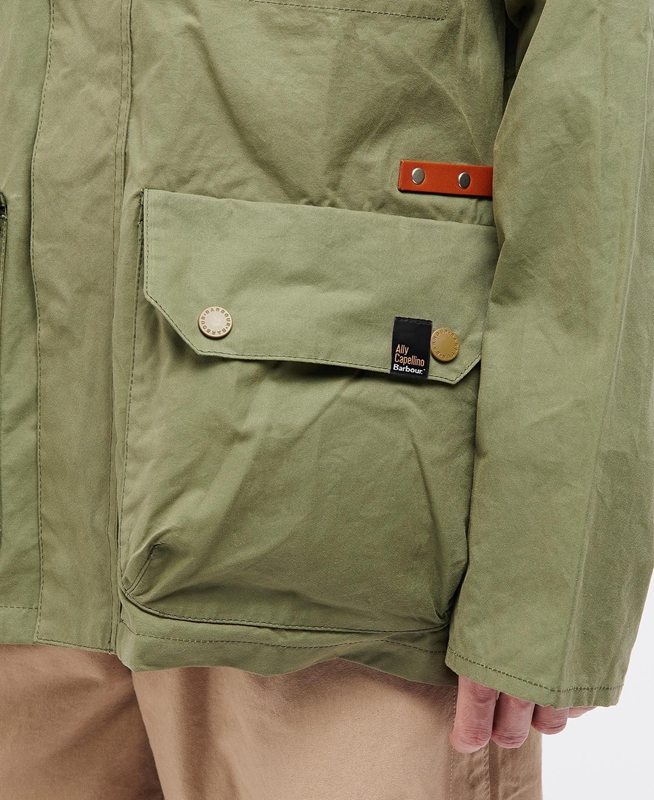 Barbour x Ally Capellino Ernest Férfi Alkalmi Dzsekik Olivazöld | 648513-VPA