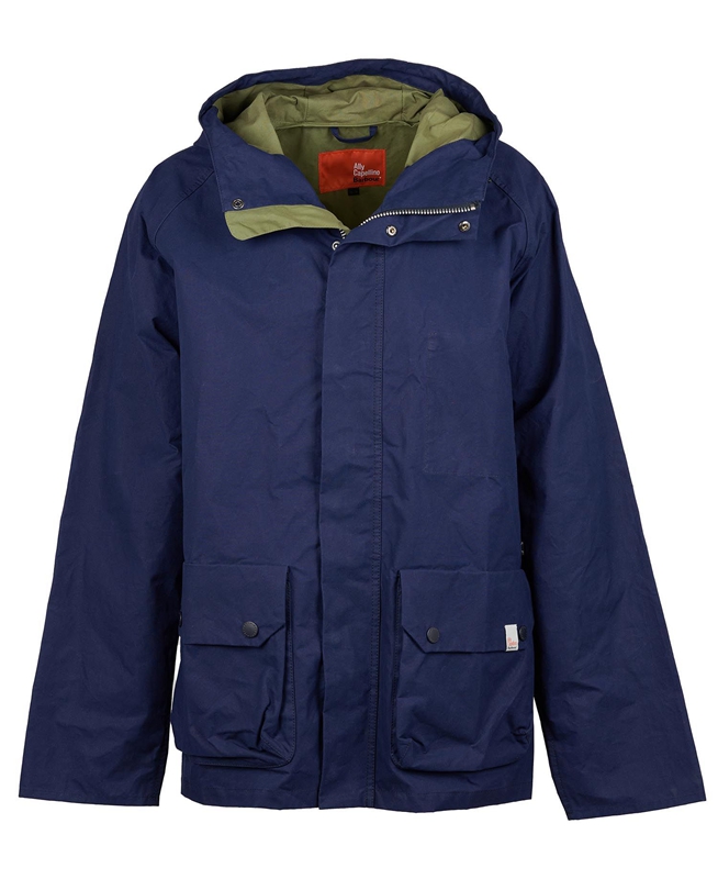 Barbour x Ally Capellino Ernest Férfi Alkalmi Dzsekik Sötétkék | 896214-OXP