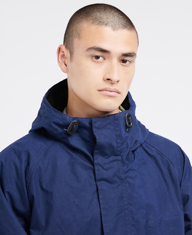 Barbour x Ally Capellino Ernest Férfi Alkalmi Dzsekik Sötétkék | 896214-OXP