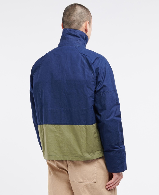 Barbour x Ally Capellino Hand Férfi Alkalmi Dzsekik Sötétkék | 158634-RVD